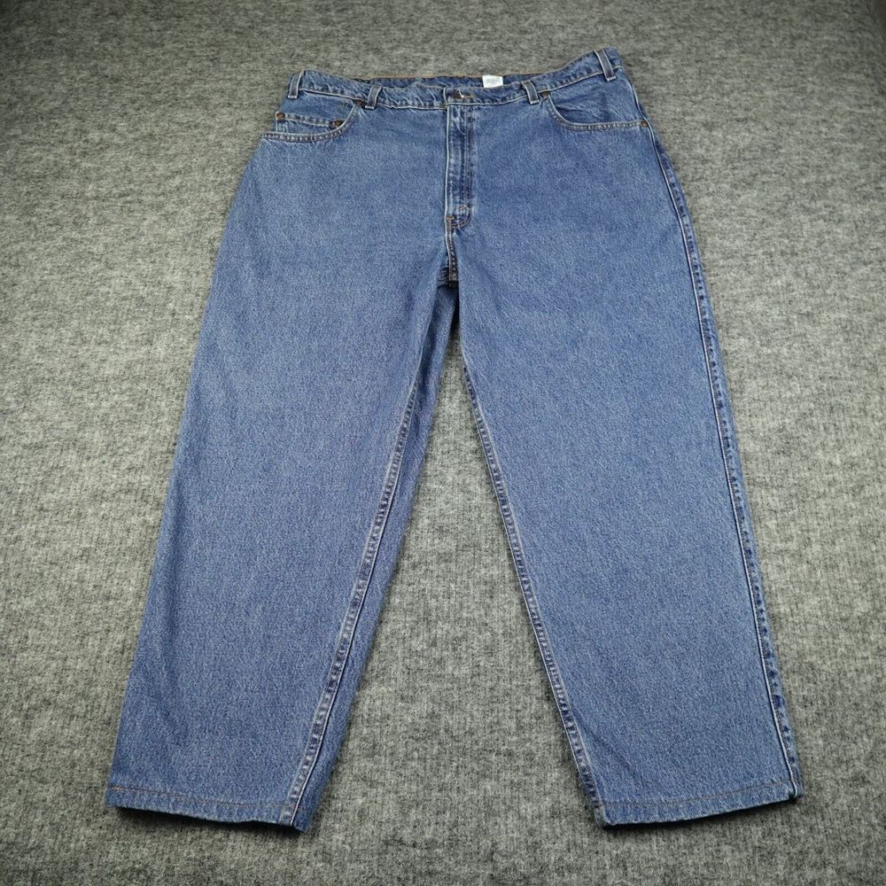 Vintage‎ Levis 545 Jeans Mens 42X30(27.5) Blue Denim Loose Fit 90s Baggy Casual-